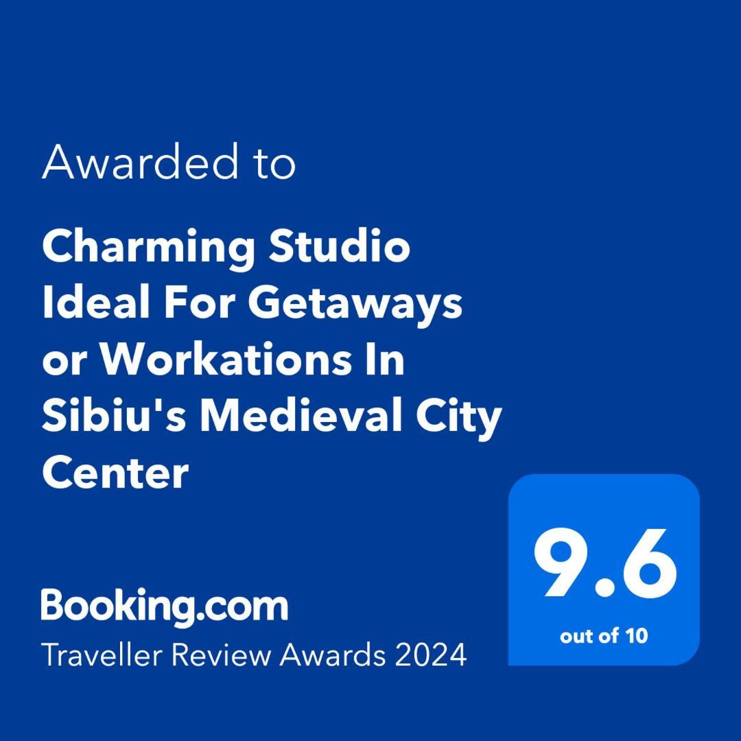 Charming Studio Ideal For Getaways Or Workations In Sibiu'S Medieval City Center Extérieur photo